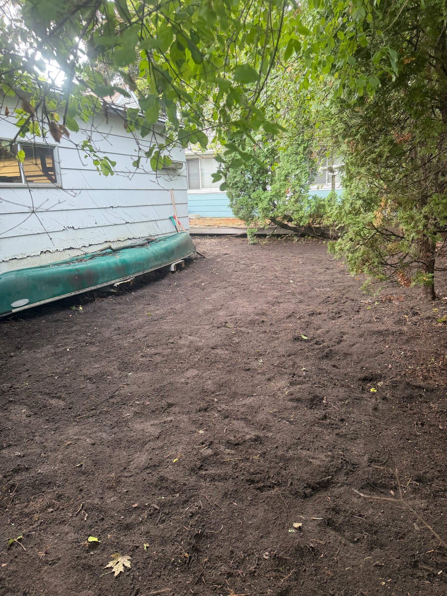 Bed cleared and ready for the next step